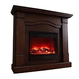 Real Flame G8700E Frisco Electric Fireplace With Fire Screen Kit