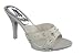 Via Uno ladies White leather slip on sandals with Silver stud detail Sale price £19.99 & Free UK P&P!
