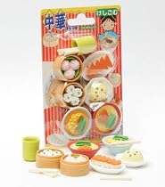 IWAKO Japanese Eraser / CHINESE FOOD ERASER SET ON CARD