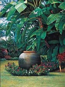 32 x 44 WeatherPrint - Tropical Garden I