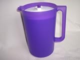 Tupperware Gallon Pitcher Push Button Seal NEW *Purple*