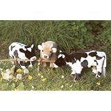 Kosen 14" Black White Cow Plush Stuffed Animal Toy