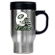 New York Jets NFL 16oz Stainless Steel Travel Mug - Helmet Logo