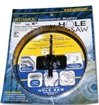 New EazyPower 6" Hole Saw for Wood, Drywall, Tiles