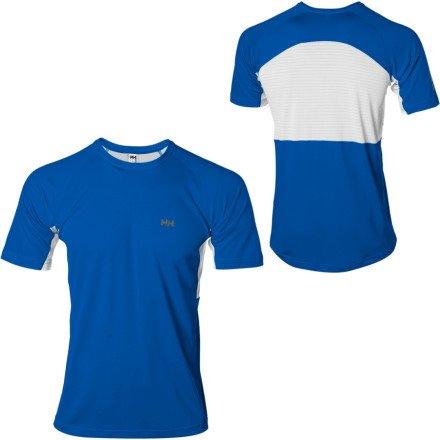 Helly Hansen Men's Fire Short Sleeve Shirt,Water Blue,Medium