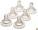 Gerber First Essential 6 Pack Silicone Nipples, Fast Flow