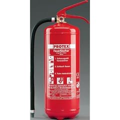 Profi Feuerl�scher mit Manometer Protex auch f�r Firmen / Gewerbe geeignet (6 KG)