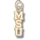Michigan State University MSU Vert Polish Pendant (14kt)
