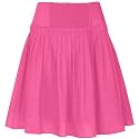 Misses Nue Options Solid Pleated Voile Skirt