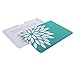 HDE Hard Shell Case for MacBook Pro 13 Inch (Retina Models: A1425 / A1502), Flower Petals Teal