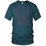 Wisdom Tooth Fine Jersey T-Shirt (Drake Red), Organic Galaxy, XL