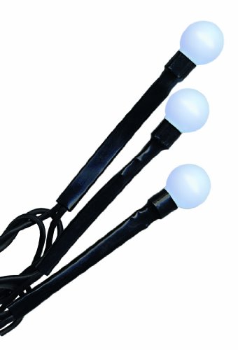 Best Season 472-88 LED-Perlenlichterkette, 80-teilig, outdoor, wei&szlig;