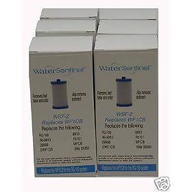 Water Sentinel WSF-2 Replacement Fridge Filter, 6 PACK, Fits Frigidaire WF1CB