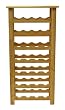 Winsome Wood 28-Bottle Wine Rack, Natural