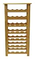 Winsome Wood 28-Bottle Wine Rack, Natural