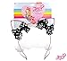 JoJo Siwa Girls Glitter Cat Ear with Mini Bow Headband