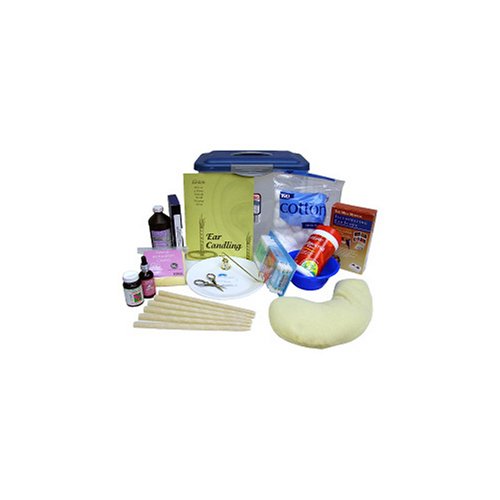 White Egret Earomatherapy Candling Deluxe Kit (48 candles) by White Egret Earomatherapy