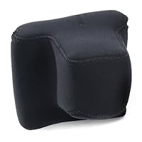 OP/TECH USA 7401104 Soft Pouch - Digital D-Pro, Neoprene Pouch for Digital SLR Camera with Pro Grip (6 x 6.5 x 6 Inch) (Black)