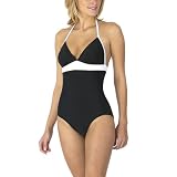 Isaac Mizrahi for Target Colorblock Halter 1-pc. Swimsuit - Black