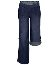 Roll-up combat jeans