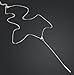 Rana Jabero Long Silver Lariat Y-Necklace Chain Bar Necklace - Plated