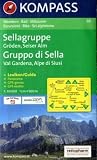 Sellagruppe/Gruppo di Sella, Gr&ouml;den/Val Gardena, Seiser Alm/Alpe di Siusi: 1:50.000: Wander-, Rad- und Skitouren - GPS-genau. - 