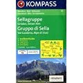 Sellagruppe/Gruppo di Sella, Gr�den/Val Gardena, Seiser Alm/Alpe di Siusi: 1:50.000: Wander-, Rad- und Skitouren. GPS-genau.