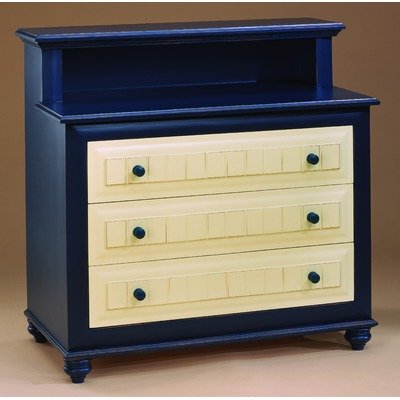 Alligator I2304 - XX Treasures Three Drawer Dresser Finish: Antique Black