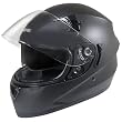 Hawk ST-1150 Matte Black Dual-Visor Full-Face Motorcycle Helmet - Color : matte black - Size : Medium