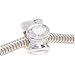 Sterling Silver Bead With Sparkling 6x4mm Oval CZ Stones - Fits Pandora (1)