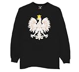 Polish Eagle - Black - Long Sleeve T-Shirt