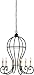 Currey and Company 9249 Iron Limerick Chandelier with Customizable Shades