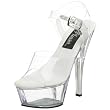 Pleaser Women's Kiss-208 Sandal