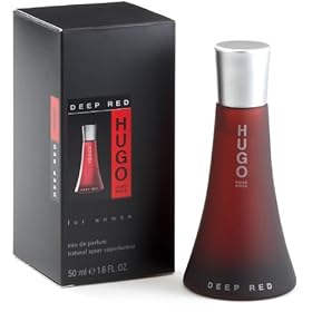 Hugo Boss Deep Red Eau de Parfum Vaporisateur 50ml + GRATIS Business / Travel Organiser.