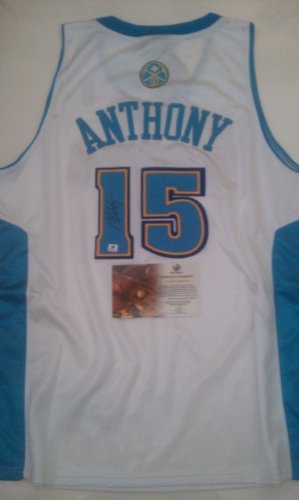 Carmelo Anthony Signed Authentic Denver Nuggets Jersey