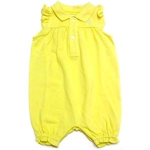 Ralph Lauren Sleeveless One-piece in Yellow; Silver Pony