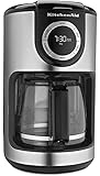 KitchenAid KCM1202OB 12-Cup Glass Carafe Coffee Maker - Onyx Black