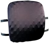Kensington 82021 Halfback Back Support Chair Pad, 12w x 2d x 14h, Black