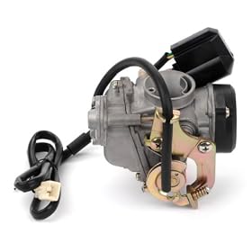 50 cc Gas Scooter/ Moped Carburetor for GY6/ 139QMB 4 Stroke Engine- Walbro Brand