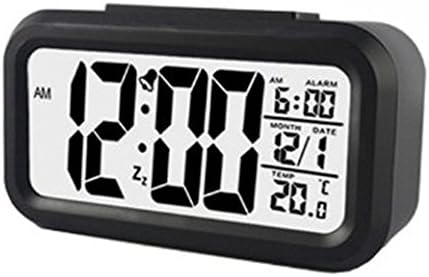 HURRAH 5.3" Digital Alarm Clock (Black)