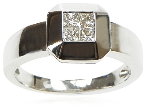 Orphelia Damen-Ring 750 Gold 4 Diamanten 0.26 Carat Gr. 52 (16.5) RD-3210/52 Preisvergleich
