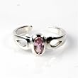 STERLING SILVER TOE RING WCZ - 6.5mm
