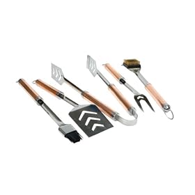 Keep It Simple With Katie Brown Copper Plated Barbecue Tools 5-piece Set from Barbecue Tools