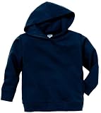 Rabbit Skins Toddler 7.5 oz Pullover Hooded Sweatshirt. 3326 - 5/6 - Navy