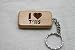 I Love T'iis Wooden Keychain
