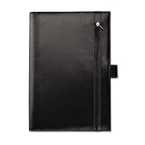Kitchen & Home Online Shop Ranking 33596. 2-Tone Vinyl Wirebound Organizer Starter, 5-1/2 x 8-1/2, Black w/Blue Interior