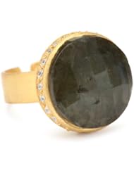 Coralia Leets Jewelry Design "Riviera Collection" Pave Round Adjustable Ring