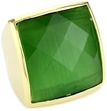 Beyond Rings Green Norwalk Estate Ring with Internal Adjustable Band