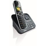 Philips CD6551B/38 DECT Single ECO schnurloses Telefon mit Farbdisplay, Anrufbeantworter 30Min (Voll-Grafik-Farbdisplay, Voll-Duplex Freisprechen, reduzierter Stromverbrauch) schwarzvon "Philips"