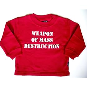 Sweat 'Weapon of mass destruction' red 1-2 yrs